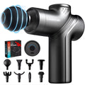 Leercon Massage Gun, Deep Tissue Percussion Massager for Athletes, Muscle Massage Gun for Back, Legs & Body, 4 Interchangeable Massage Heads, Quiet Brushless Motor, Portable Massage Gun for Men & Women