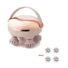Rechargeable Waterproof Head & Scalp Massager Relaxing Handheld Massage Tool