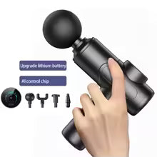 Fascia Massage Gun with LED Touch Screen, 6 Massage Heads, Deep Tissue Percussion Massager for Muscle Relaxation, Fitness Recovery, and Everyday Muscle Soreness