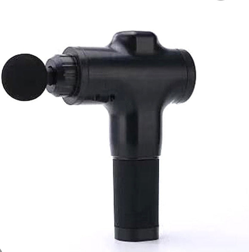 Fascia Massage Gun with LED Touch Screen, 6 Massage Heads, Deep Tissue Percussion Massager for Muscle Relaxation, Fitness Recovery, and Everyday Muscle Soreness
